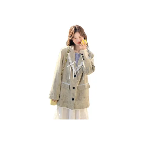 Dippanis Khaki Женские Бизнес-костюмы