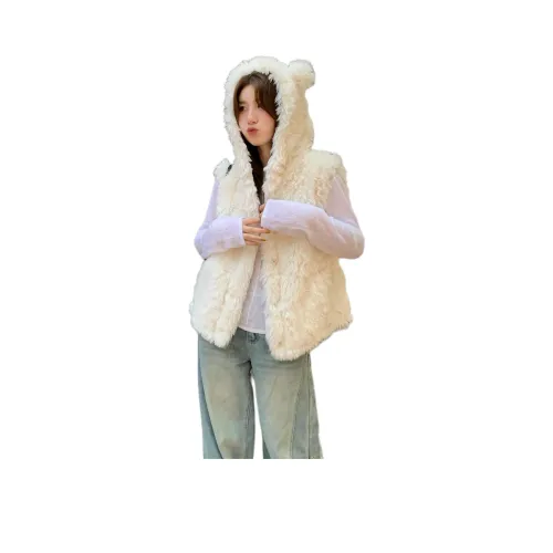 ZHUDIMEI Белый Женский жилет