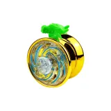 Золотой-Светлый Вверх Сплав Йо-Йо Шар (с Свет-Вверх+Животные Голова Палец Кольца+Разноцветный шнур)