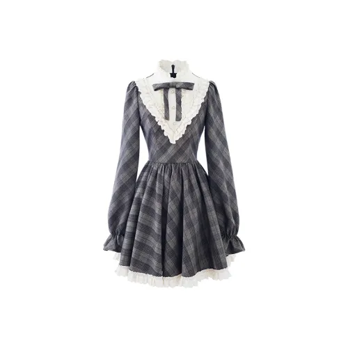 Blovelan Длинное платье с длинными рукавами женское