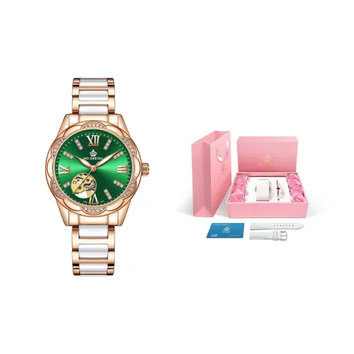 MG.ORKINA MG Автоматический Механический Механизм Нержавеющая Сталь Ремешок Женские Часы Многоцветный Циферблат Часов