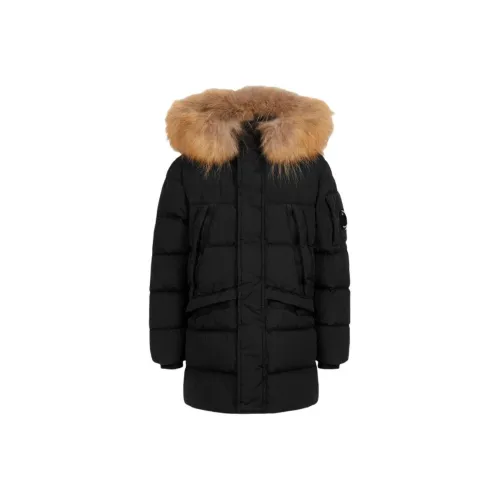 C.P.Company Черный Kids Пуховые куртки