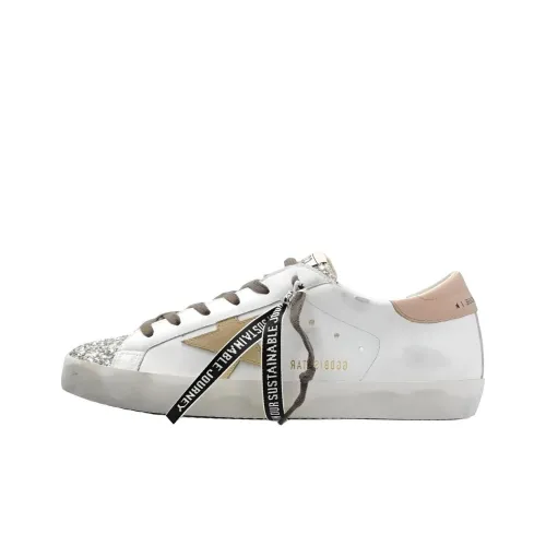 Golden Goose Супер Звезда Low Топ Кроссовки для скейтбординга Женские Белые