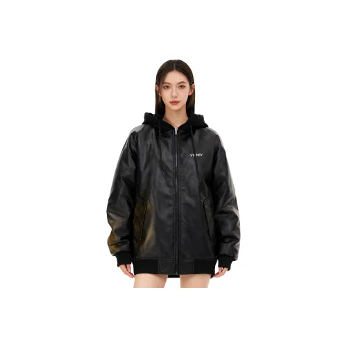 VXOXV Черный Женский пуховик