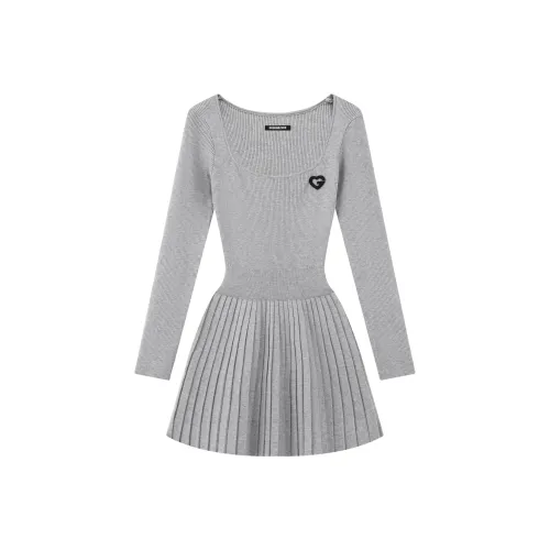 GROUNDZERO Длинное платье с длинным рукавом женское