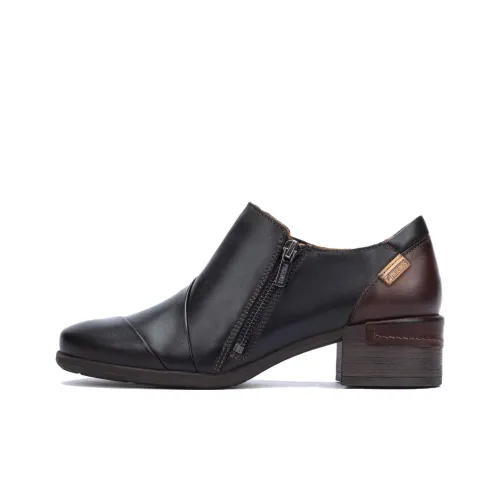 PIKOLINOS Malaga Грубый каблук Высокие каблуки 4CM Женские Черный