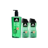 Трехкомпонентный комплект: Энергичный гель для душа 600 мл + Энергичный гель для душа 250 мл * 2