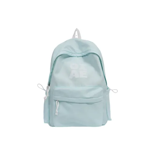 Vack Nylon Backpack Standard Unisex Black White Sky Blue Dark Blue