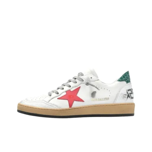 Golden Goose Ball Star Low Топ Скейтборд Кроссовки Женские Белые