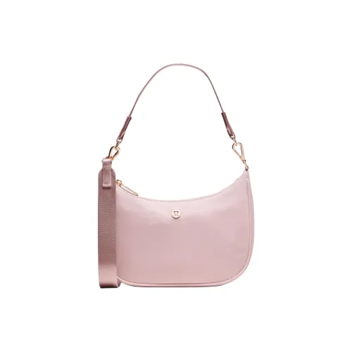 lululemon Нейлоновая сумка через плечо маленькая женская сумка мех норки ягода