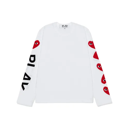 CDG Play Белая Унисекс Футболка