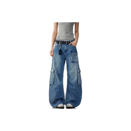 CASTLE WOODS Blue Women's Jeans CASTLE WOODS Синий Женские Джинсы