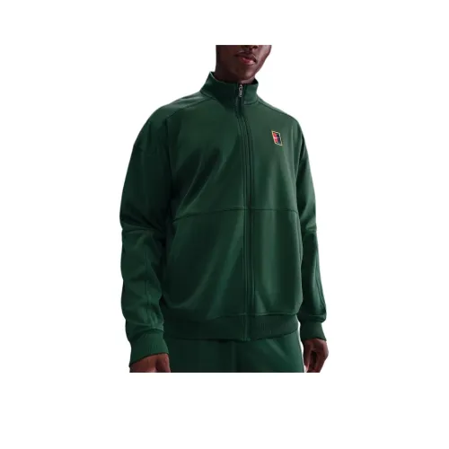 Nike COURT HERITAGE Теннис Куртки и Пальто Мужской Зеленый