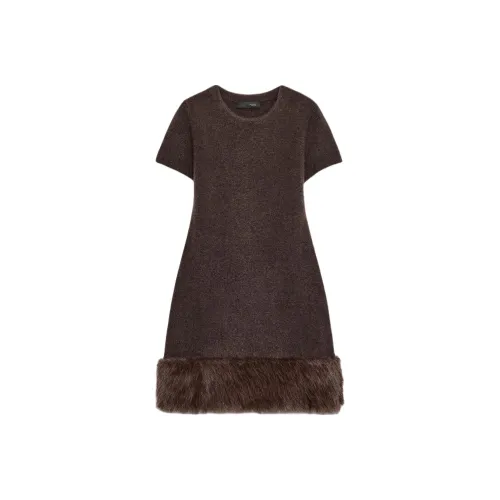 ZARA Короткое платье с короткими рукавами женское