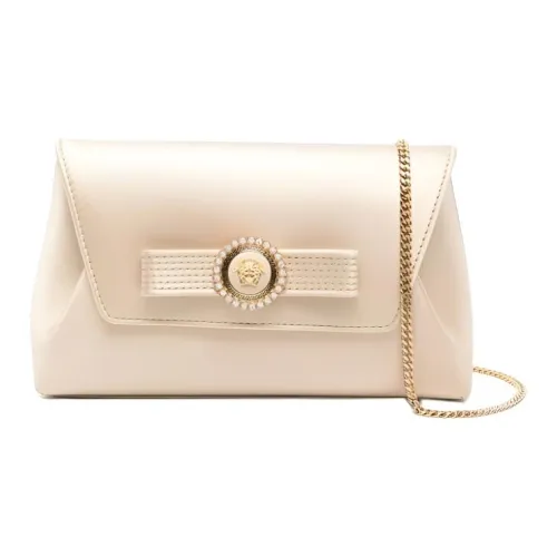 FANSIZHE Lambskin Crossbody Bag Shoulder Bag Women's Beige