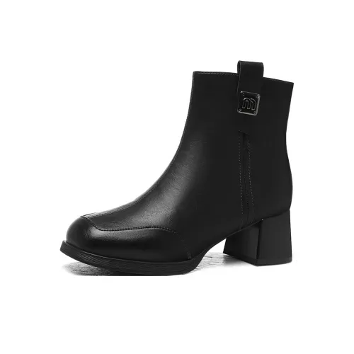 Golden Silk Rabbit Женские ботильоны