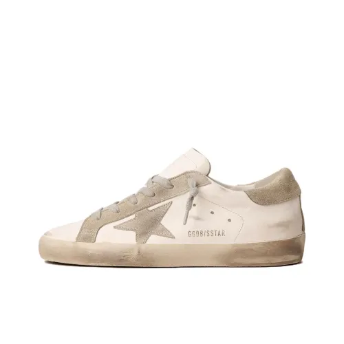 Golden Goose Супер Звезда Low Топ Скейтборд Кроссовки Женские Белые Серые
