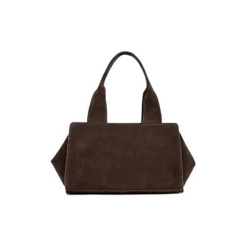 ZARA Сумка из свиной кожи Женская Коричневая