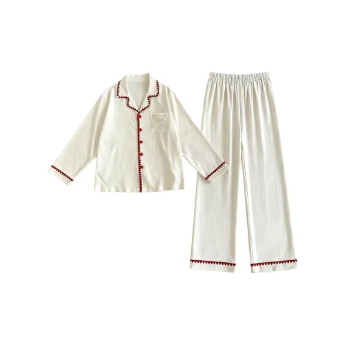 O'MESIK Белый Женский Пижамный Комплект