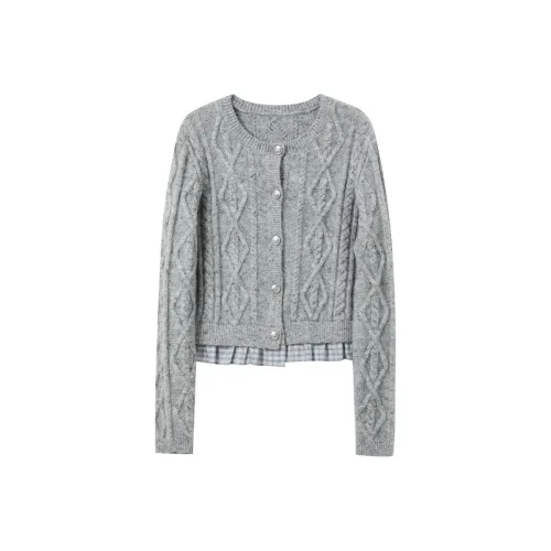 3COLOUR Фотиния Серый Женский Трикотаж