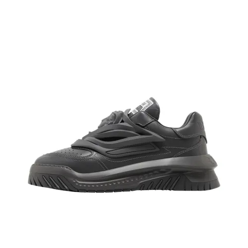 VERSACE Odissea Низкий Топ Спортивная Повседневная Обувь Мужская Серый