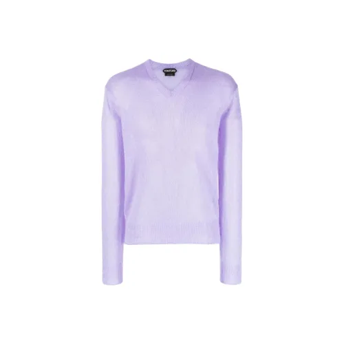 TOM FORD Фиолетовые Мужские Свитера