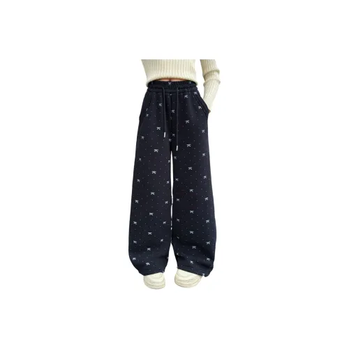 BaoLaXiaoJie Циановые Школьные Брюки