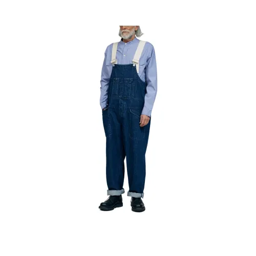 NIGEL CABOURN PT03 RAILWAY DUNGAREE Комбинезоны Мужской