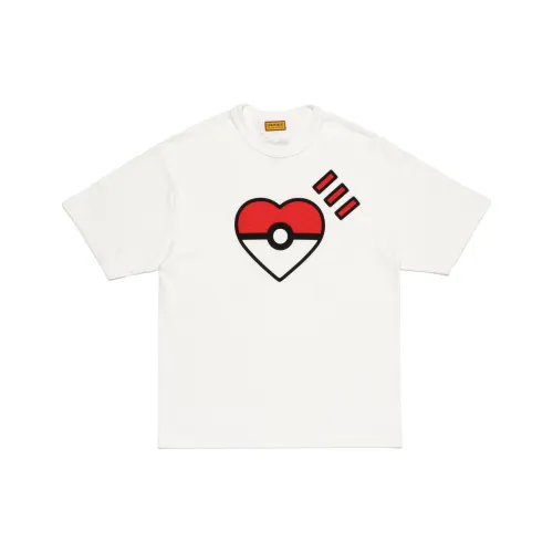 HUMAN MADE x pokemon Pokémon Collaboration FW25 T-рубашка Унисекс