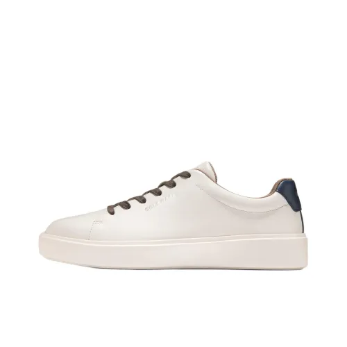 COLE HAAN Износостойкий и Легкий Низкий Топ Скейтборд Кроссовки Мужские Бежевые