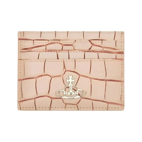 Vivienne Westwood Телячья кожа Держатель для карт Женские Розовый