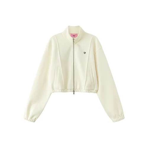 CHUU Белый абрикос Женское короткое пальто