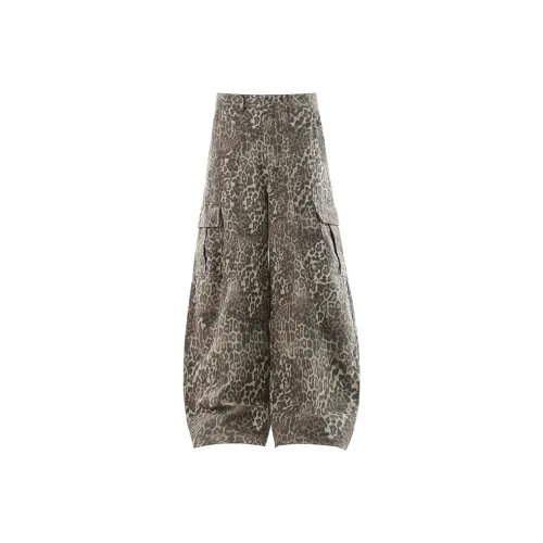 MR NEARLY Леопардовый принт Унисекс Повседневные брюки