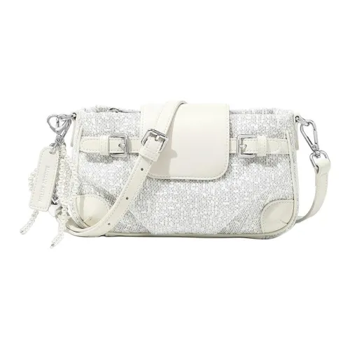 MAKEUP KITTEN Сумка через плечо из ткани женская ледяной вспышка белый