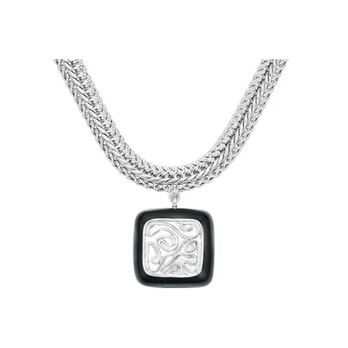 SUN HUNTER Белое золото с покрытием медь Каратовое золото + капельная глазурь ожерелья женские