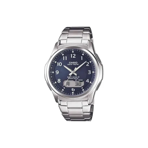 CASIO G SHOCK Collection Солнечный кварцевый механизм нержавеющая сталь ремешок мужские часы синий циферблат