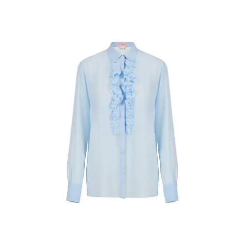 Айсберг Светло-Синий Женские Рубашки