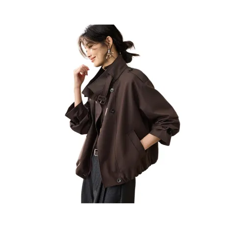 Mo Han Yi Mei Укороченное пальто женское