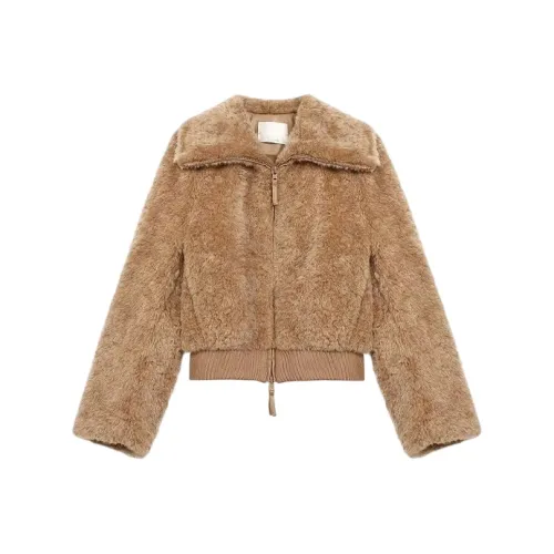 GEZITAI Бархат Feel Пальто Женское