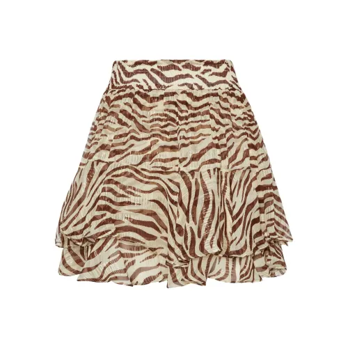 MC2 SAINT BARTHELEMY Повседневные короткие юбки Женские Бежевый