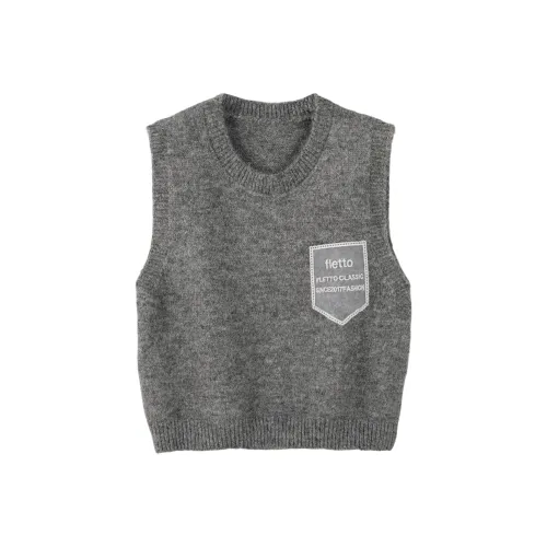 TOUCH Темно-серый Женский жилет