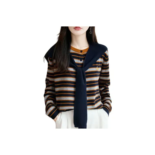 LANGQING Изображение Цвет Подарок Wave Прозрачный Бренд Наклеенный Женский Трикотаж