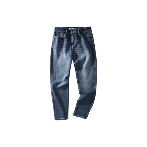 YULANGGONGWU Темно-синий Синий Мужские Джинсы