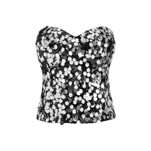 AIVEI Ярко-серый Женский топ без бретелек