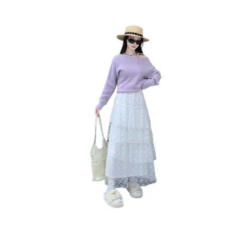 TXGN Женские Повседневные Длинные Юбки