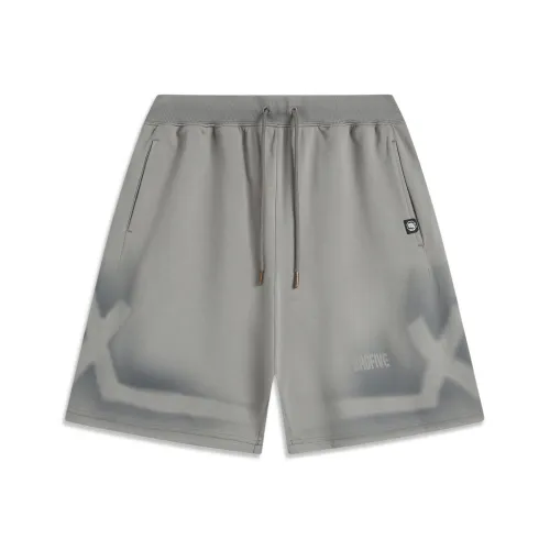 LINING Повседневные шорты Мужские материал железо цвет асфальтовый серый