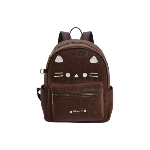 Single Warehouse ПУ (полиуретан) Рюкзак Стандартный Женский Кофейный