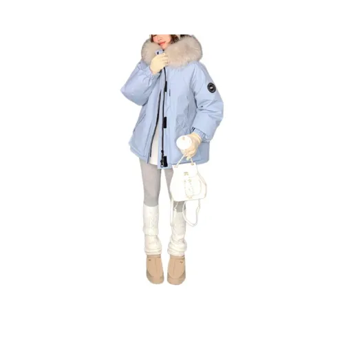 Amyway Светло-Синий Женский Пуховик