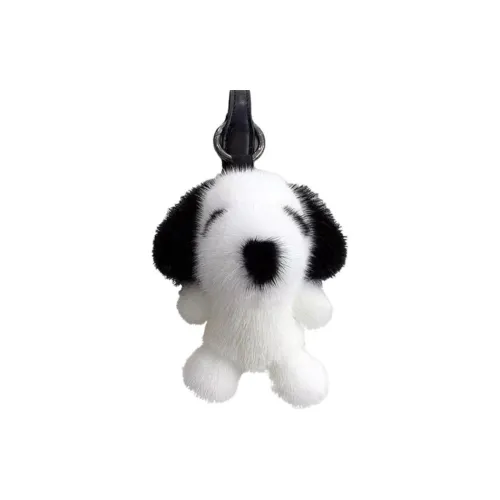 YUEMIXIONG Очаровательный Белый Щенок Брелок Плюшевая Подвеска 14 см Рекомендуемая Высота