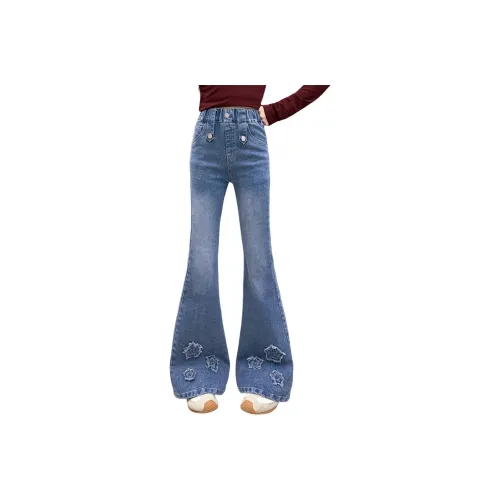 GOYN Джинсы Осенний Корейский стиль Синий Детский